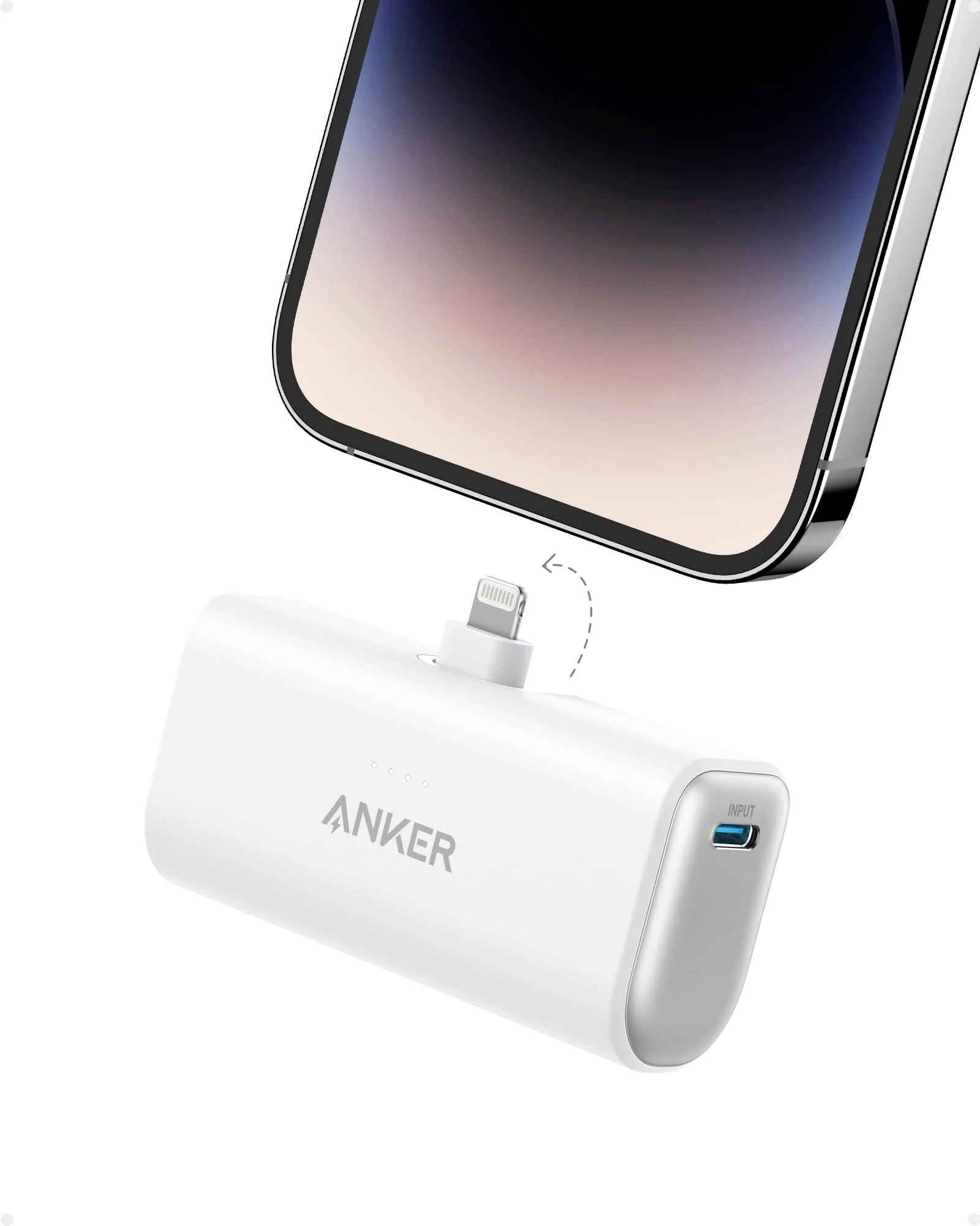 Anker Nano Power Bank (12W, Built-In Lightning Connector) - Miles