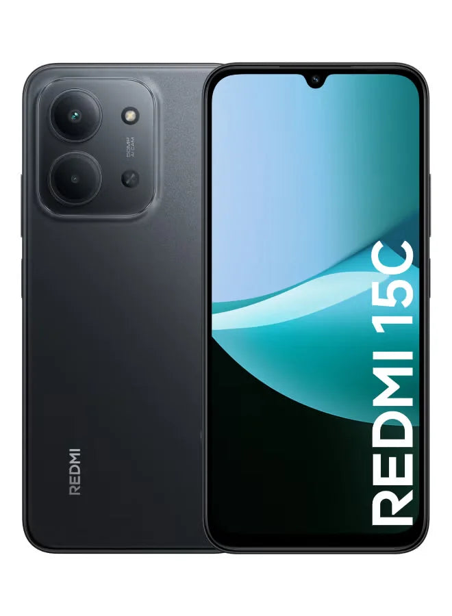 Redmi 15C 4G Midnight Black 4GB 128GB - UAE Version (TDRA)