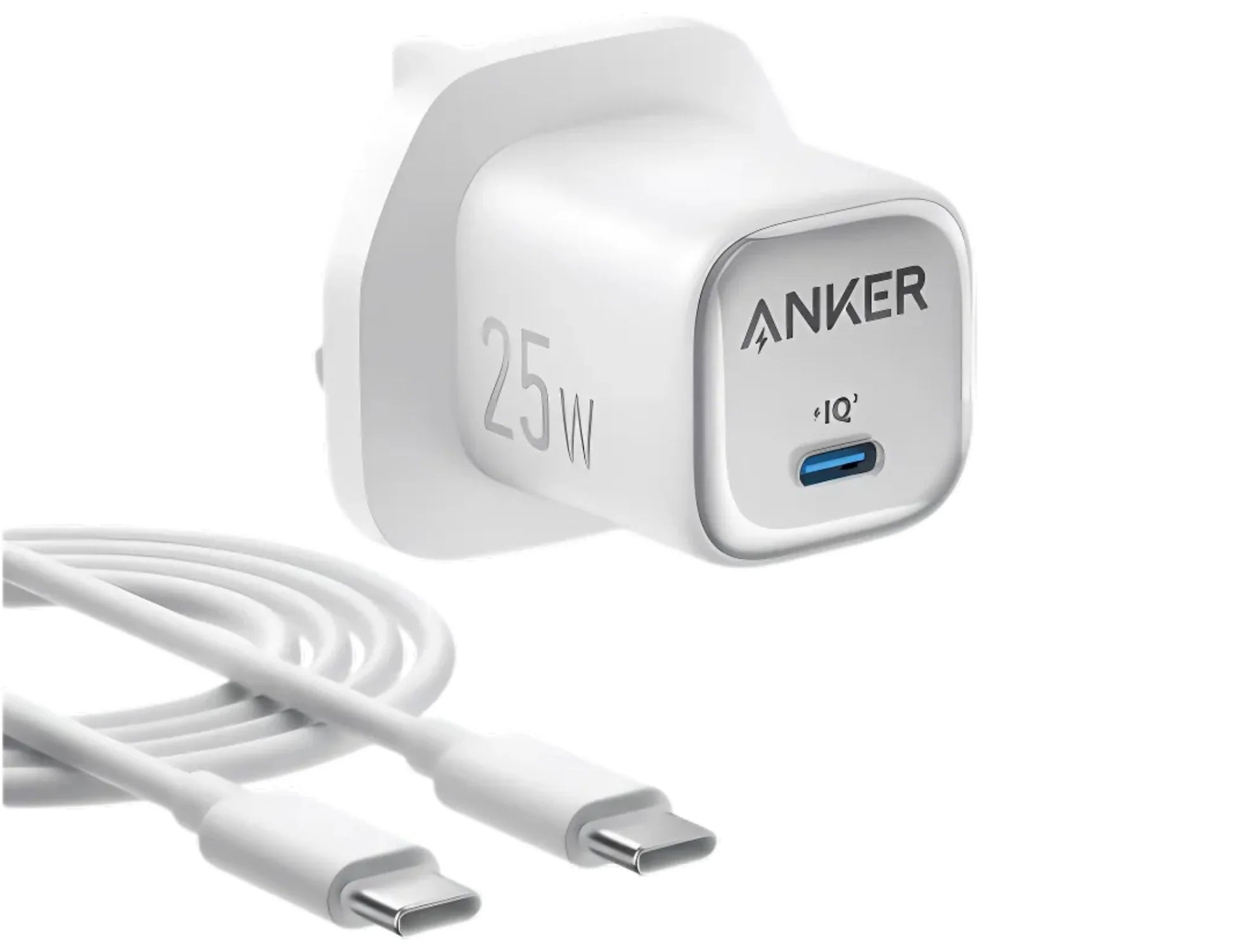 Anker Charger (25W, Compact) with USB-C Cable