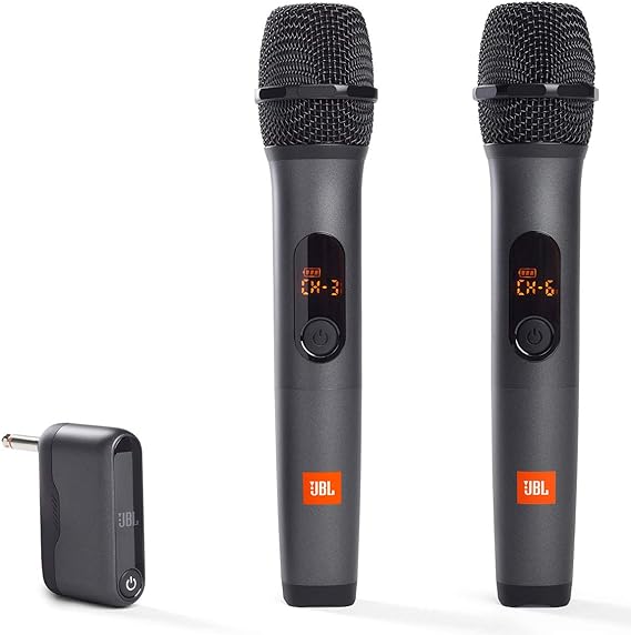 JBL Wireless 2 Microphone System With Reciever