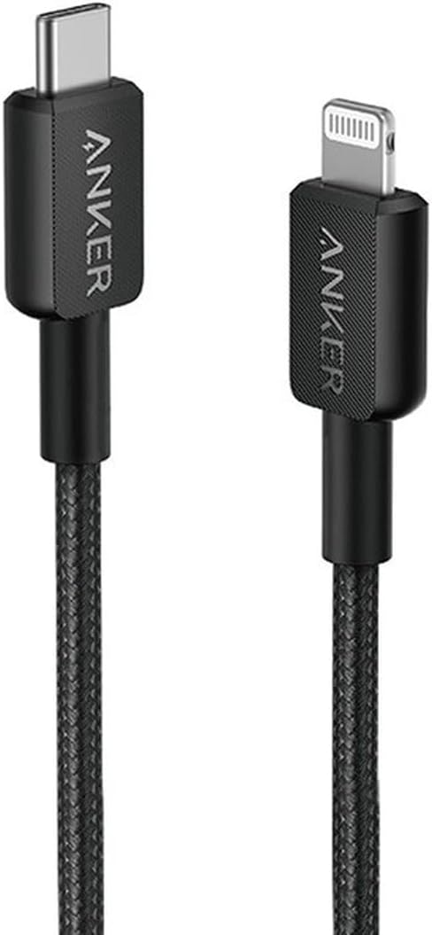 Anker 322 USB-C to Lightning Cable (Braided) 6ft - Miles Telecom Trading LLC