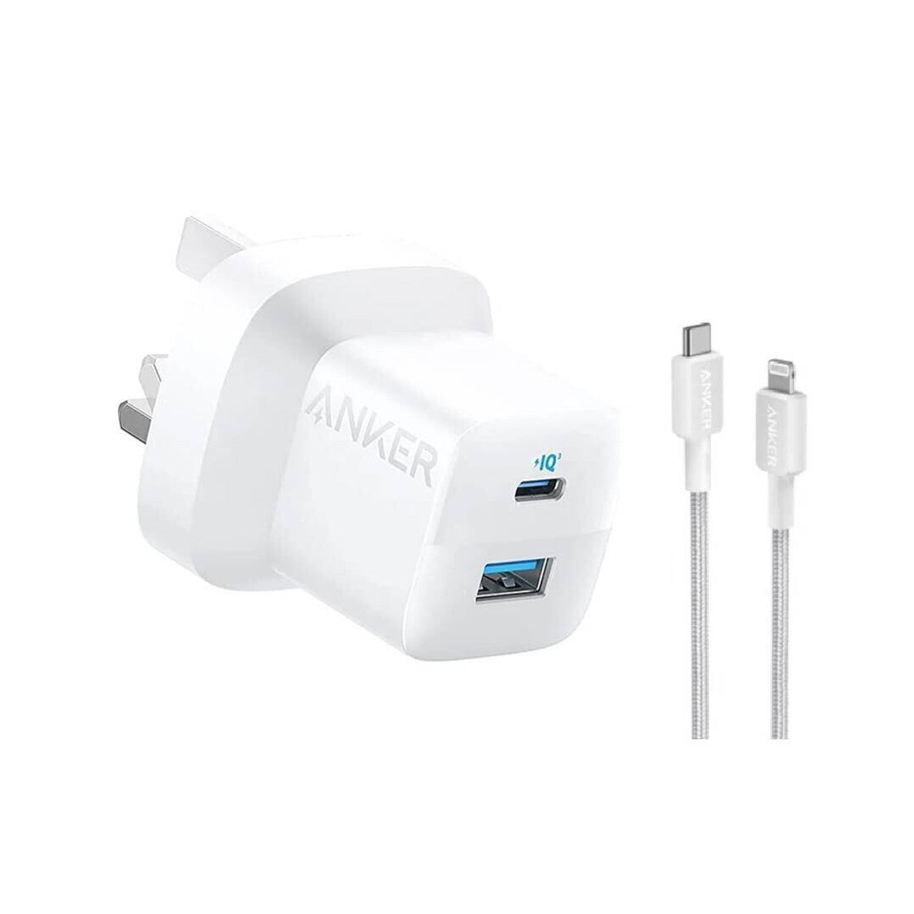 Anker 323 Charger With 322 USB-C to USB-C Cable (33W) - Miles Telecom Trading LLC