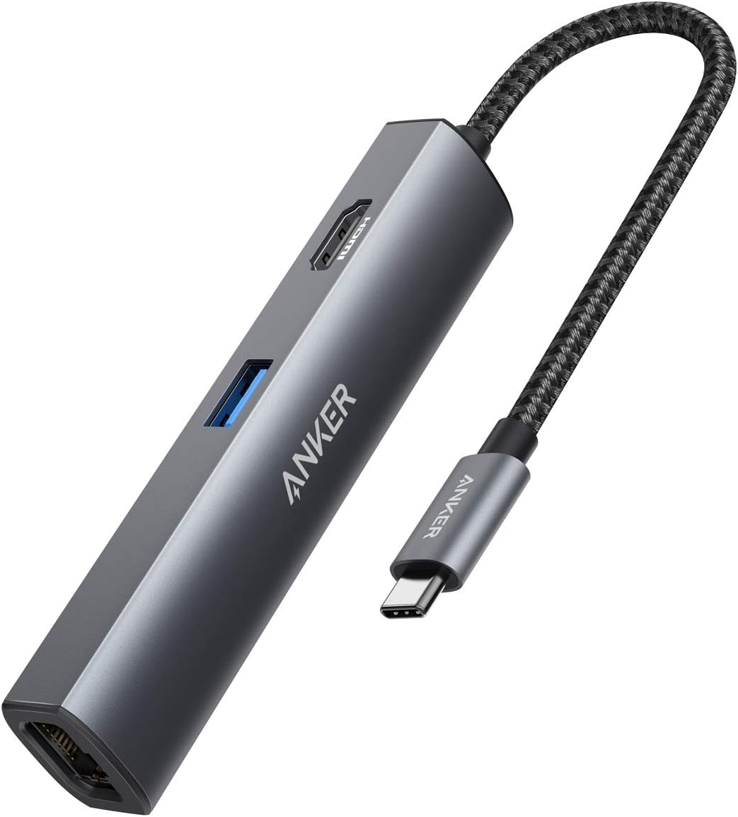 Anker PowerExpand+ 5-in-1 USB-C Ethernet Hub - Miles Telecom Trading LLC