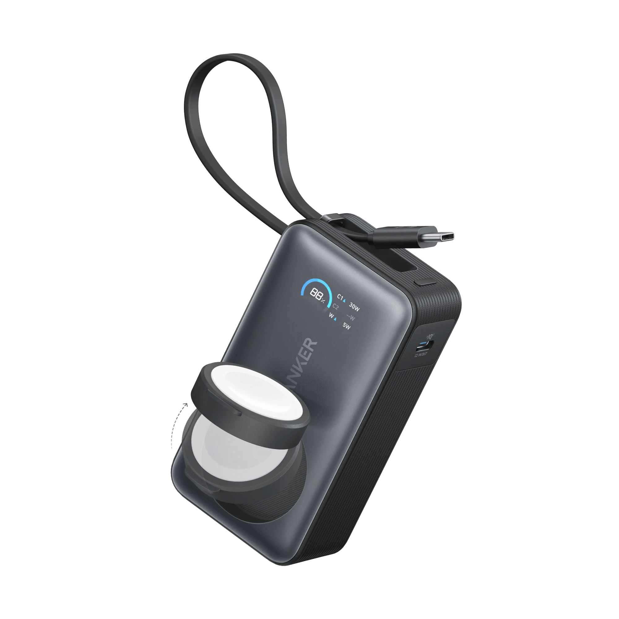 Anker MagGo Power Bank (10K, 35W, For Apple Watch)