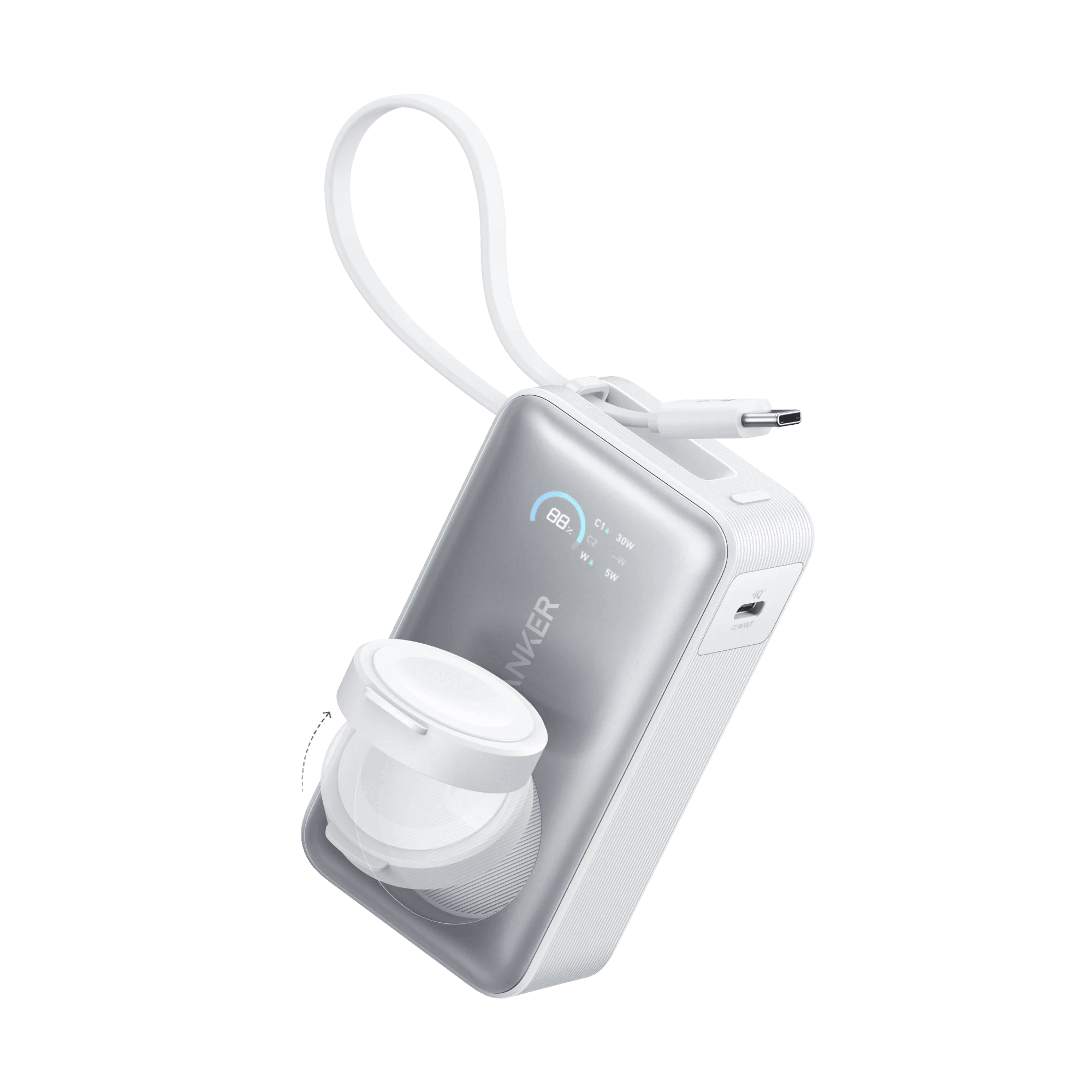 Anker MagGo Power Bank (10K, 35W, For Apple Watch)