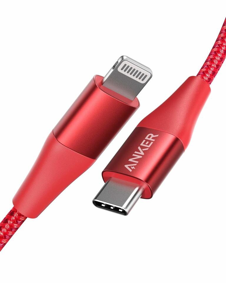 Anker PowerLine+ II USB-C to Lightning USB Cable (3ft) - Miles Telecom Trading LLC