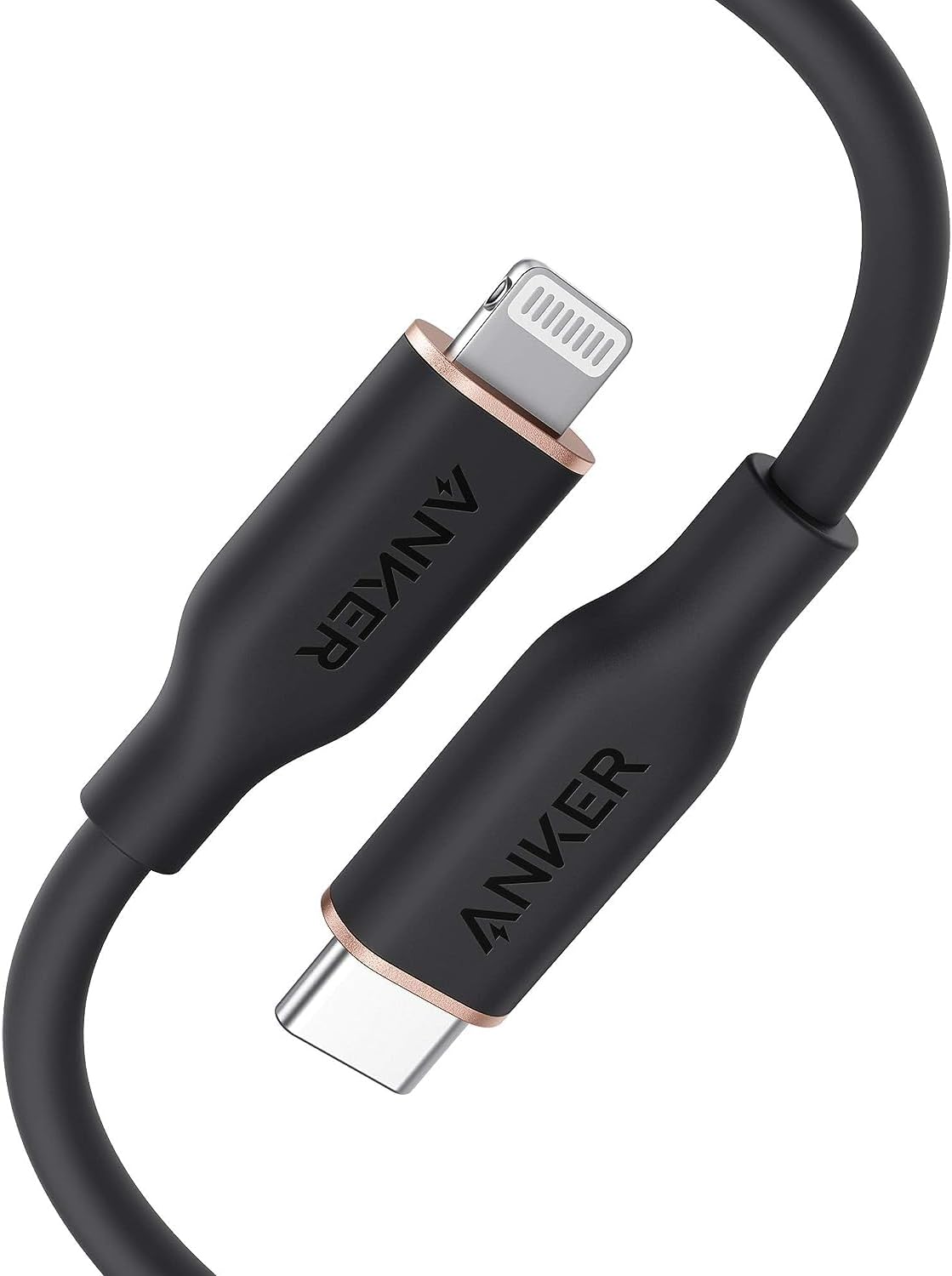 Anker PowerLine lll Flow USB-C with Lightning Connector (3ft) - Miles Telecom Trading LLC