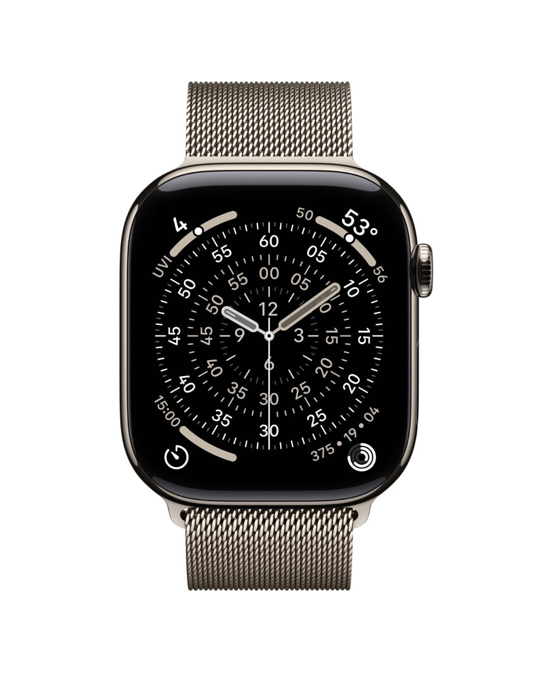 Apple Watch Series 11 46mm GPS + Cellular Natural Titanium Case