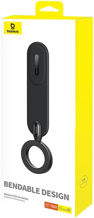 Baseus C02 Go Magnetic Car Phone Holder 360° Rotatable, Bendable Car Mount