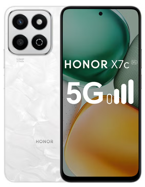 Honor X7c 5G 4GB 256GB Moonlight White – UAE Version (TDRA)