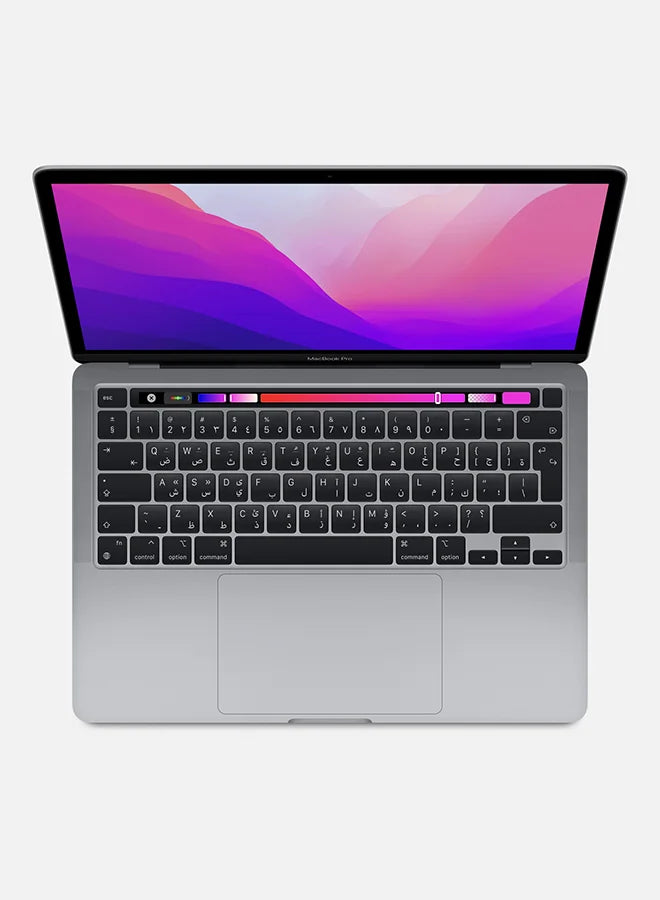MacBook Pro MNEQ3 13-Inch Display : Apple M2 chip with 8-core CPU and 10-core GPU - International Version - Miles Telecom Trading LLC