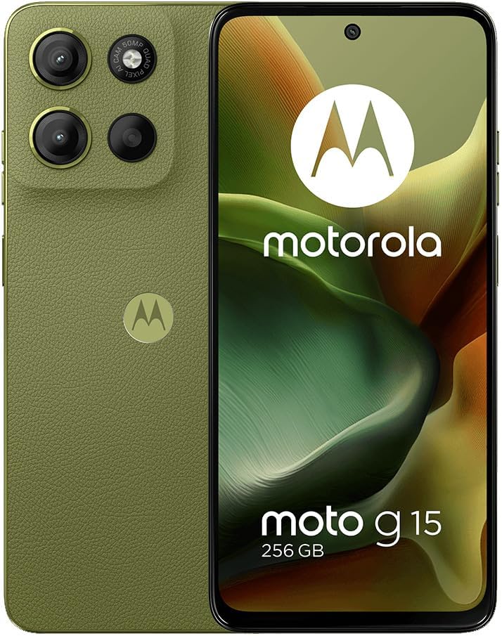 Motorola G15 4G 8GB 256GB Iguana Green - UAE Version (TDRA)