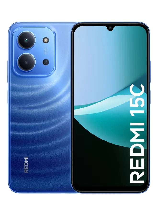 Redmi 15C 4G Moonlight Blue 4GB 128GB - UAE Version (TDRA)