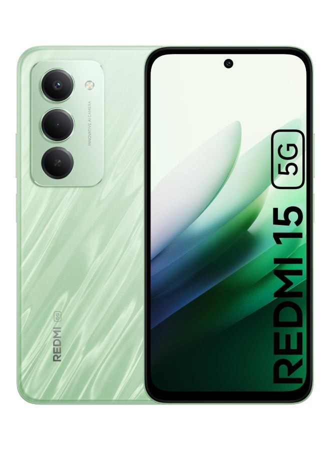 Redmi 15 5G Ripple Green 8GB 256GB - UAE Version (TDRA)