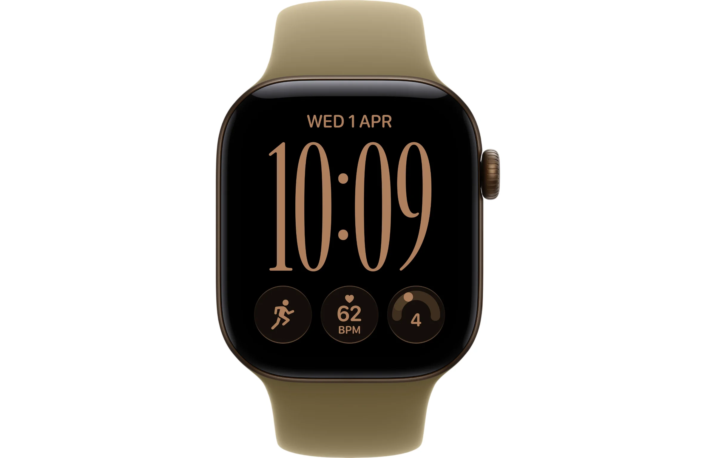 Apple Watch Series 12 42mm GPS Dark Bronze Aluminum Case view 2