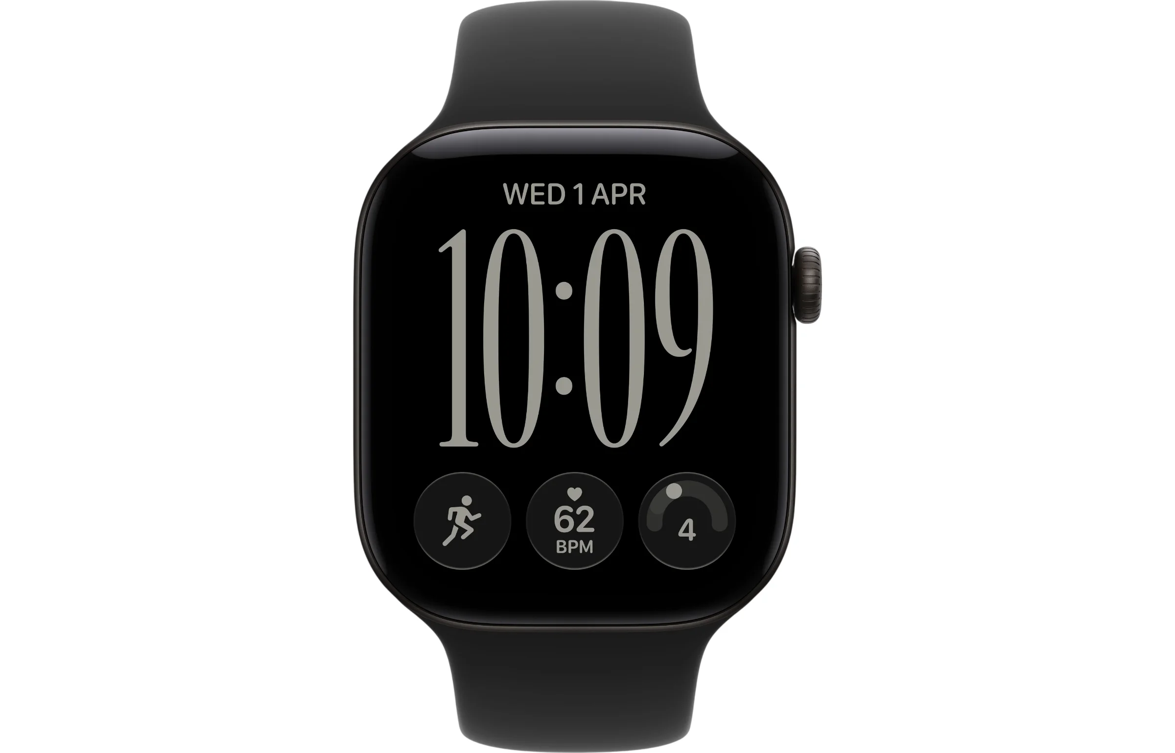 Apple Watch Series 12 46mm GPS + Cellular Black Aluminum Case view 2