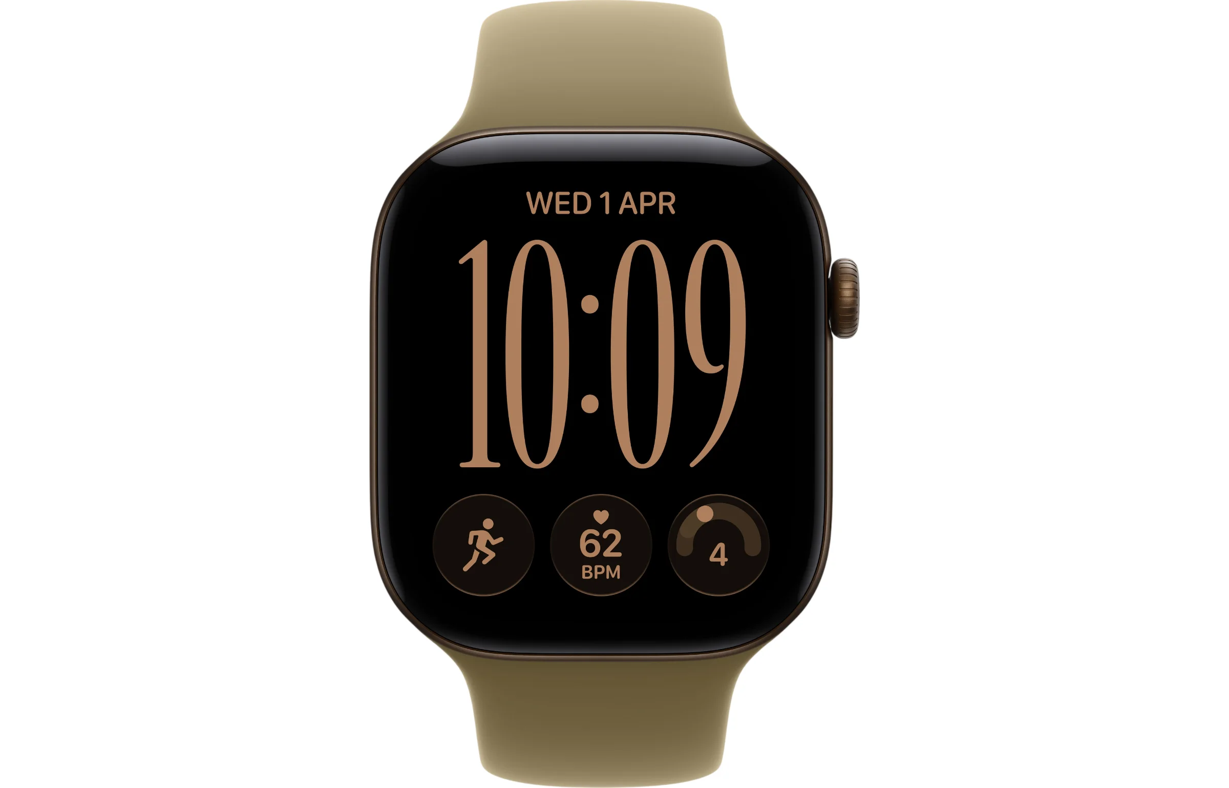 Apple Watch Series 12 46mm GPS Dark Bronze Aluminum Case view 2
