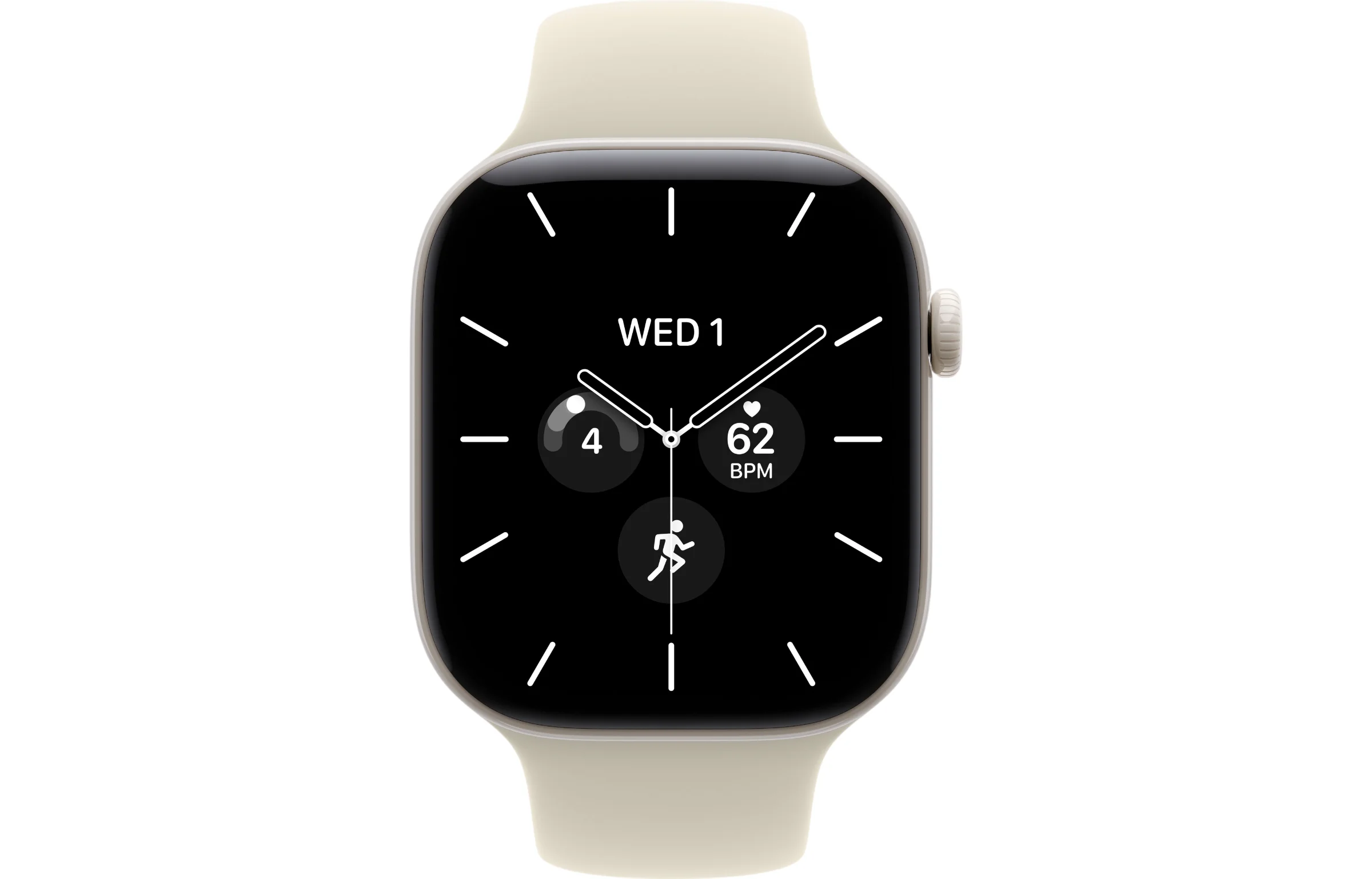 Apple Watch Series 12 46mm GPS + Cellular Pearl White Ceramic Case view 2