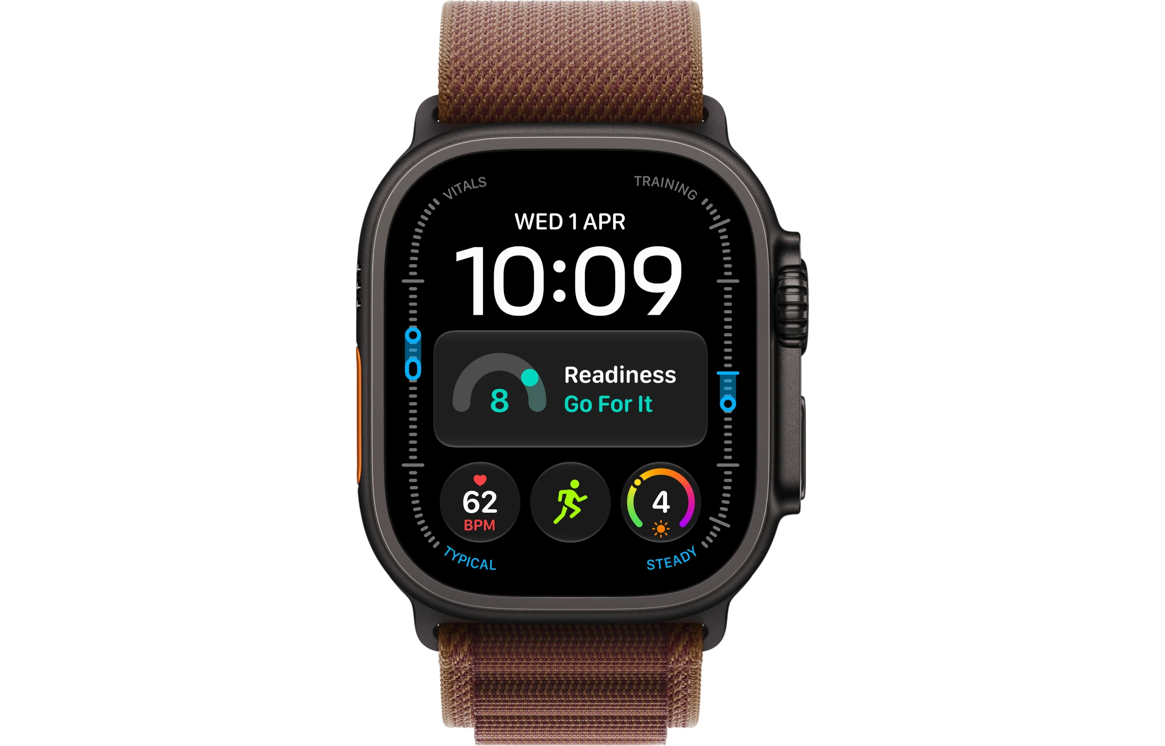 Apple Watch Ultra 4 49mm GPS + Cellular Black Titanium Case with Alpine Loop view 2