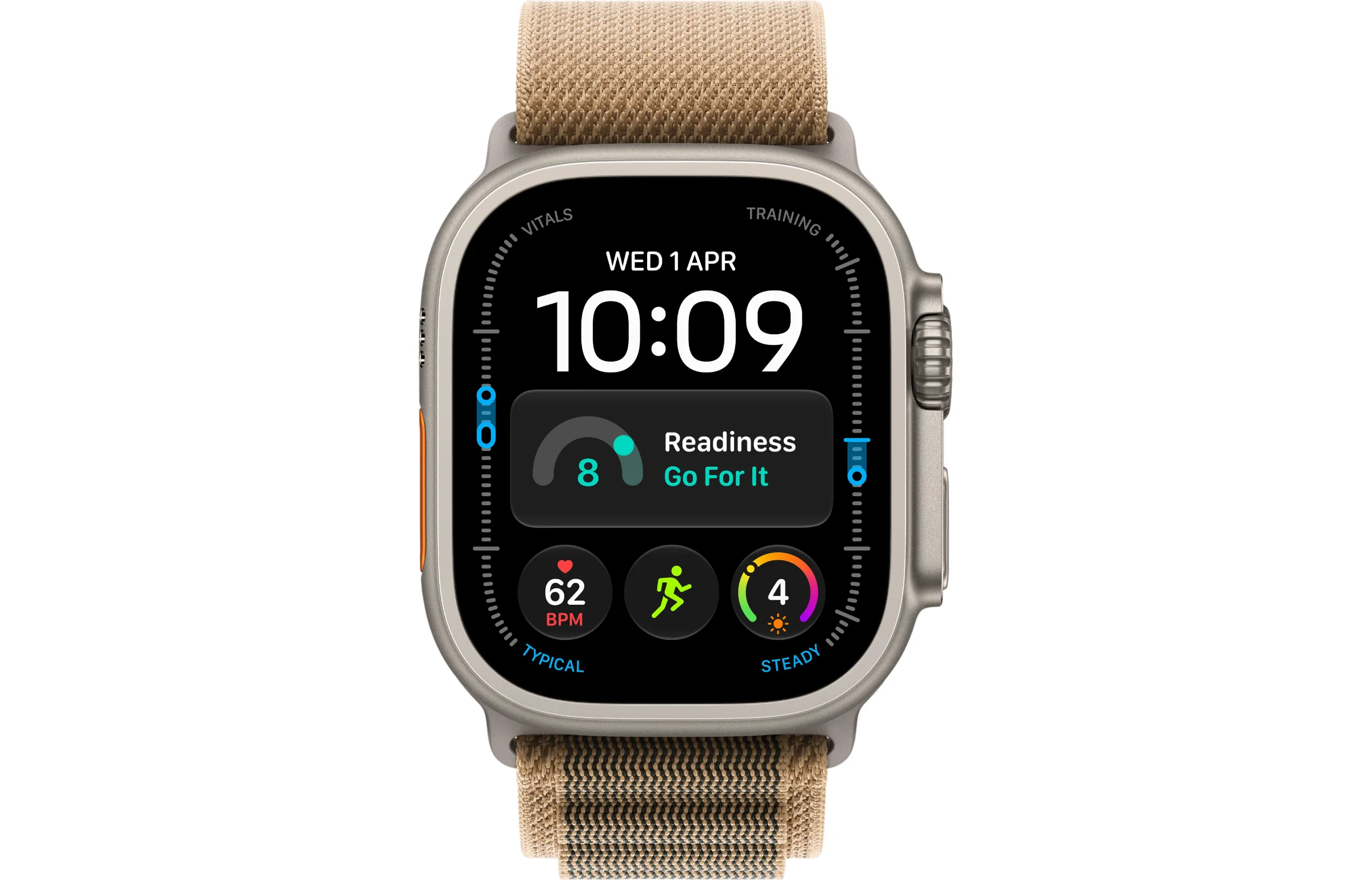 Apple Watch Ultra 4 49mm GPS + Cellular Natural Titanium Case with Alpine Loop view 2