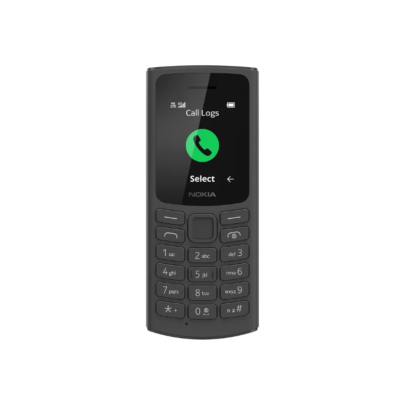 Nokia 105 4G Black - UAE Version (TDRA) view 2