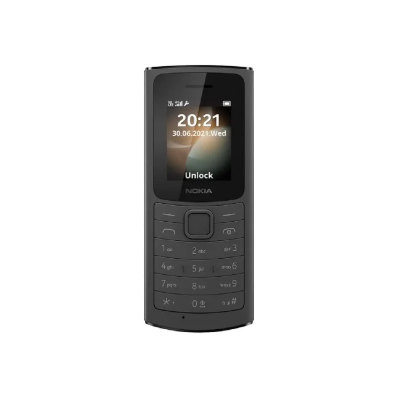 Nokia 110 4G Black - UAE Version (TDRA) view 2