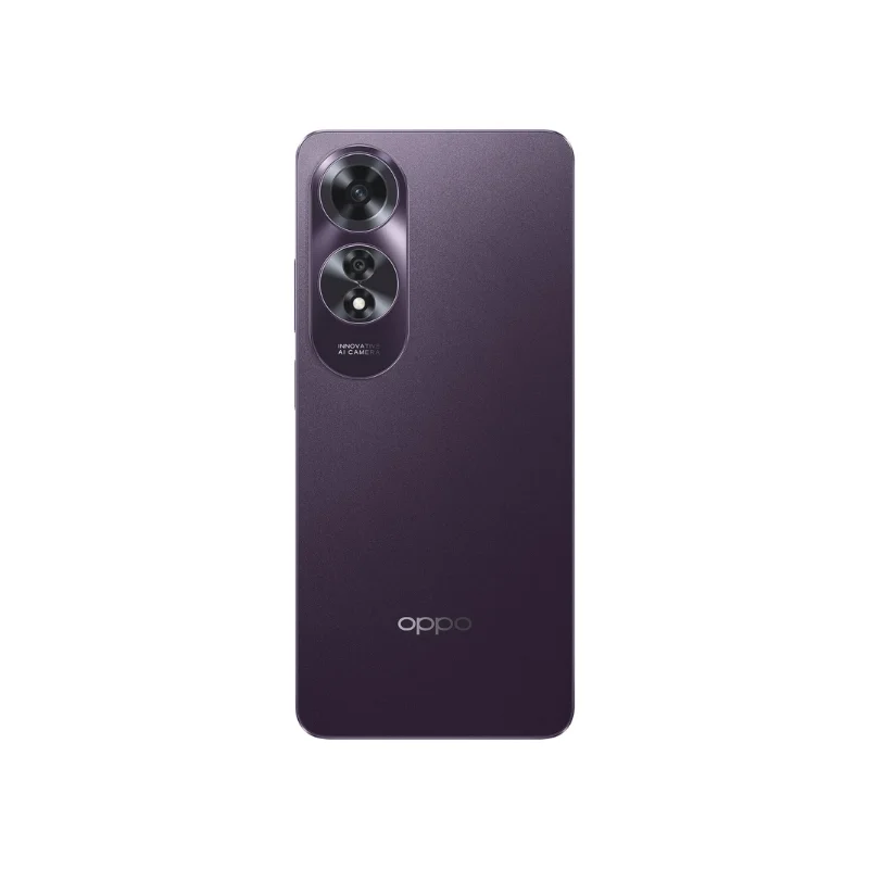 Oppo A60 4G 8GB 256GB Midnight Purple – UAE Version (TDRA) view 3