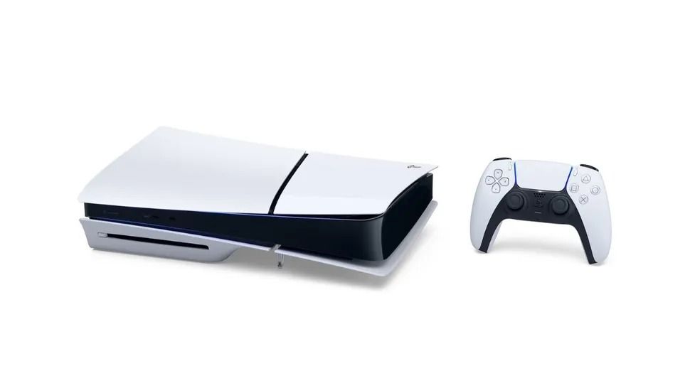 PlayStation 5 Disc Console with Controller 825GB - White view 3