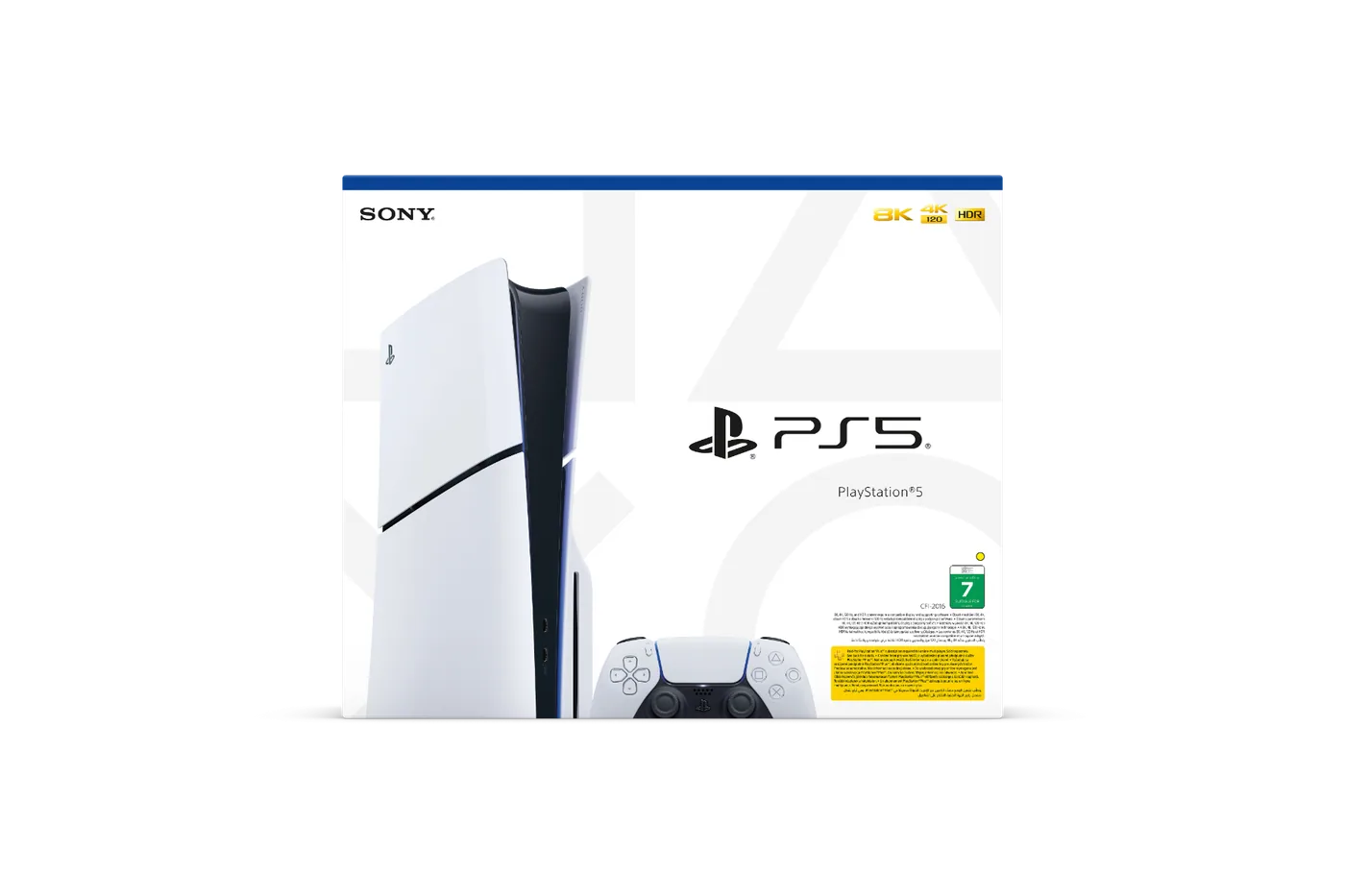 PlayStation 5 Disc Console with Controller 825GB - White view 4